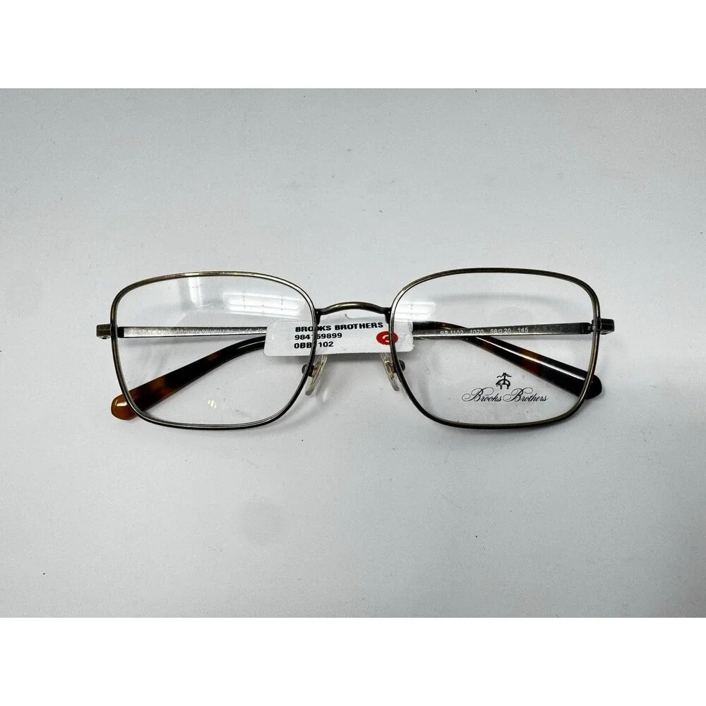 Brooks Brothers BB1102 Bronze Brown Eyeglass Frames New Old Stock 56-20-145
